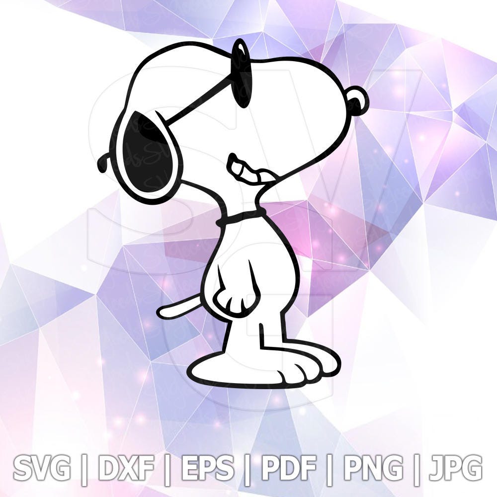 Download Snoopy Dog Peanuts SVG DXF EPS Vector Cuttable File Cricut ...