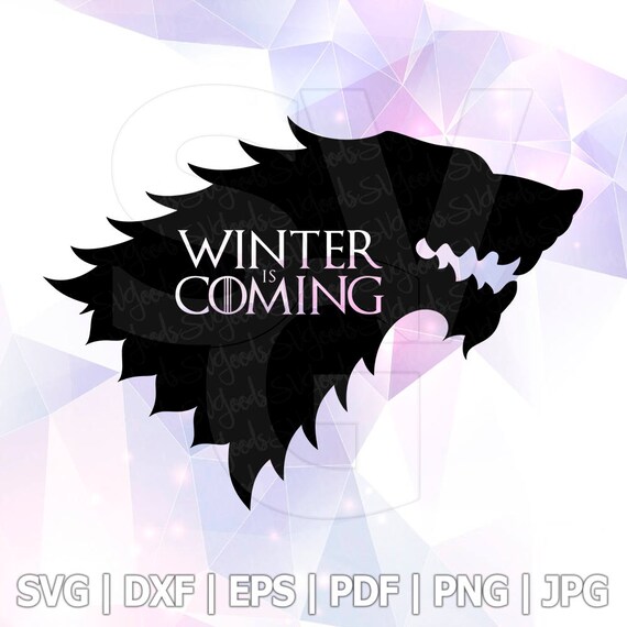 Download SVG DXF Game of thrones Winter is coming Vector Cut Files Dire | Etsy