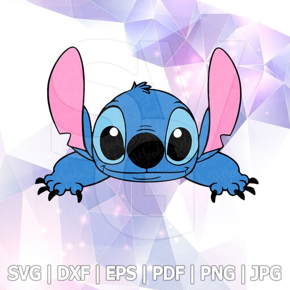 Download Lilo and Stitch Peeking Layered SVG DXF EPS Vector ...