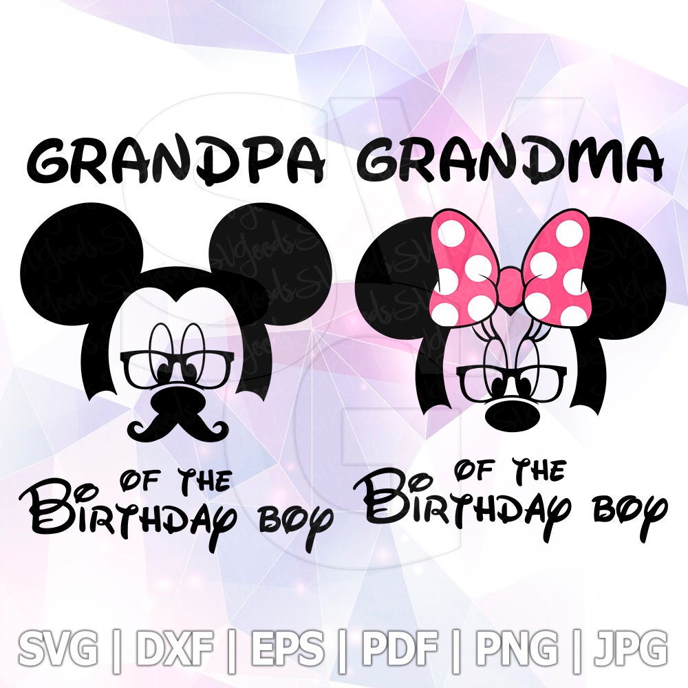 Download Mickey Minnie Mouse SVG DXF Grandma Grandpa LAYERED Cut ...