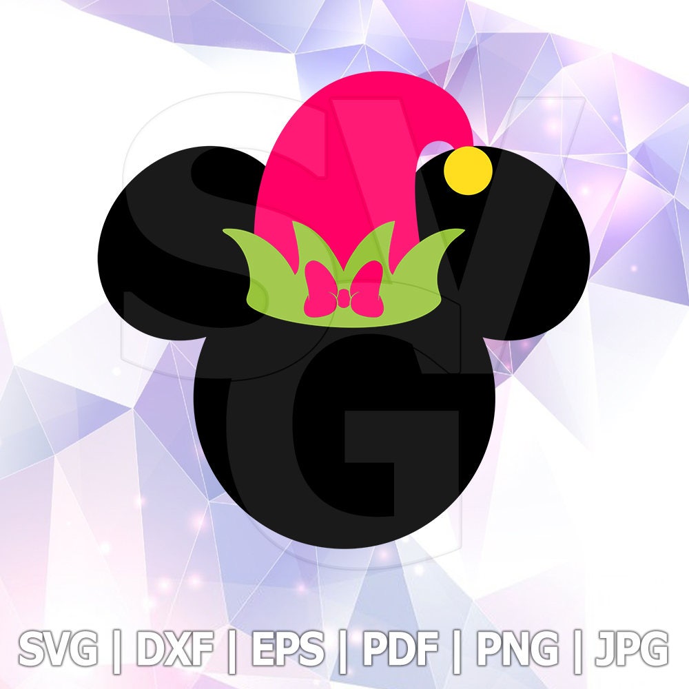 Download Minnie Mouse Elf Layered SVG DXF EPS Vector Silhouette ...