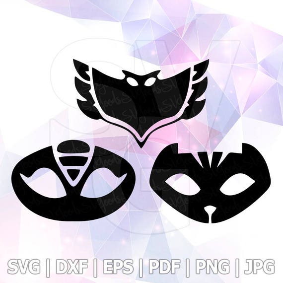 Download PJ Masks SVG DXF Eps Layered Vector Cut Files Cricut ...