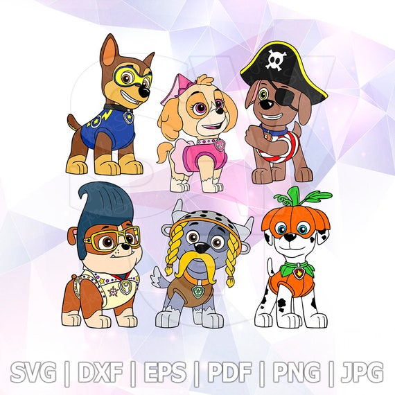 Download Halloween SVG Paw Patrol LAYERED Cut Files Cricut Designs ...