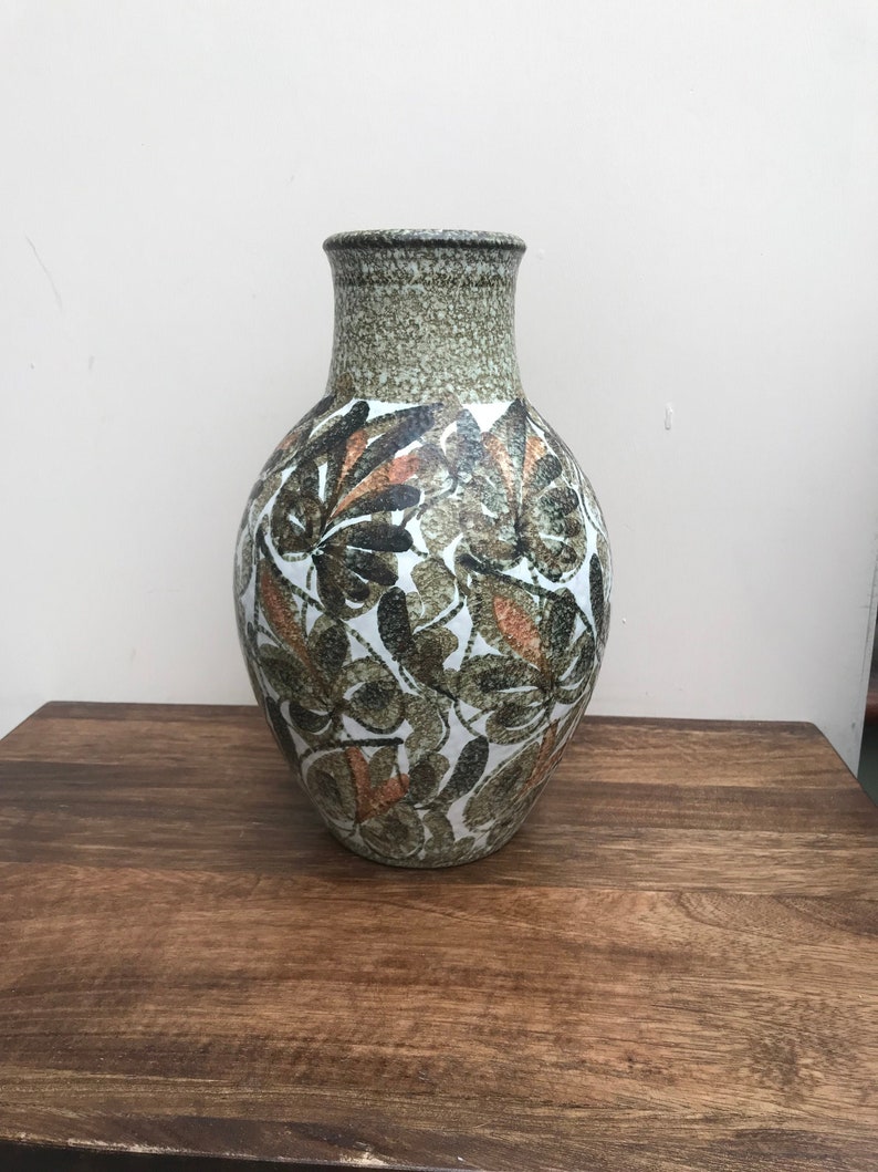 Large Glynbourne Vase C 1960 Bourne Denby Pottery Etsy