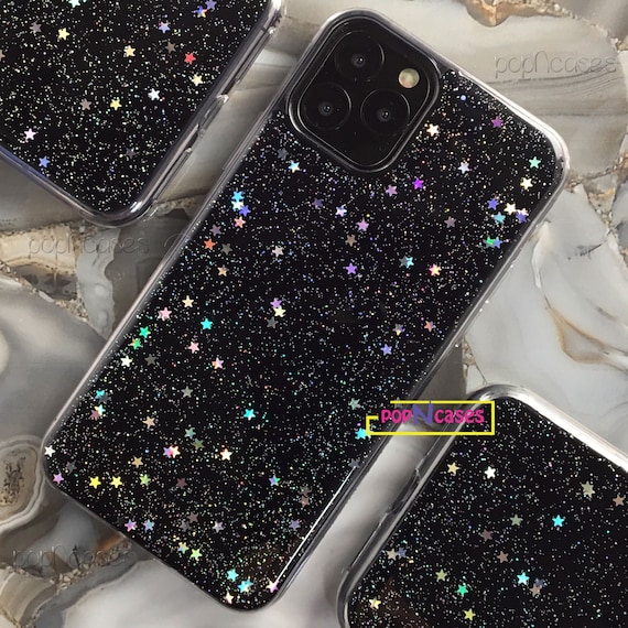 STAR GLITTER Case For iPhone 15 14 13 12 11 Pro Max 7 XR Clear Bling Phone  Cover