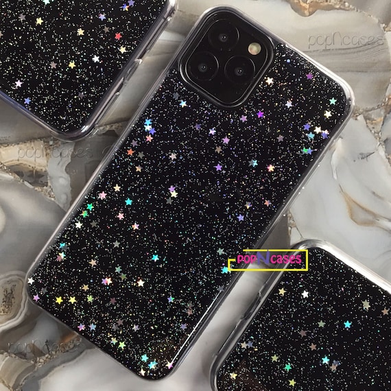 Green Glitter Resin case, Shock Proof, Compatible with iPhone 14