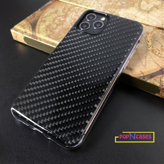 Iphone 13 Case Carbon Fiber Design Luxury Phone Case Iphone 12 Etsy