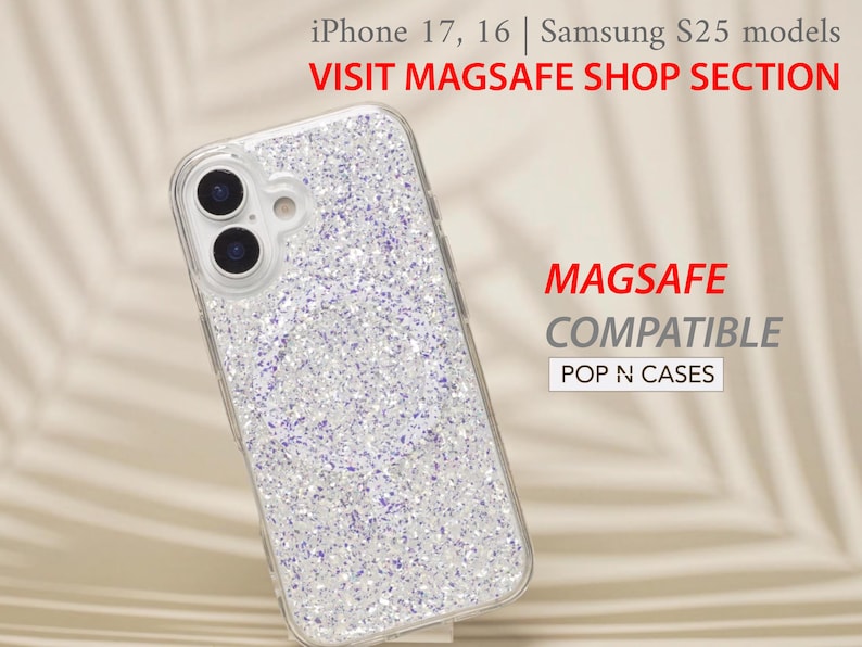 Iridescent Crystal Bling iPhone 15 case 24k Gold Silver Holo Glitter iPhone 14 Case iPhone 13 case iPhone 12 case iPhone 11 iPhone XR XS image 2