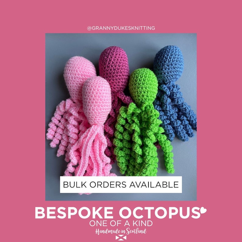 Octopus for Premature Babies Preemie Comforter Baby Shower Etsy UK
