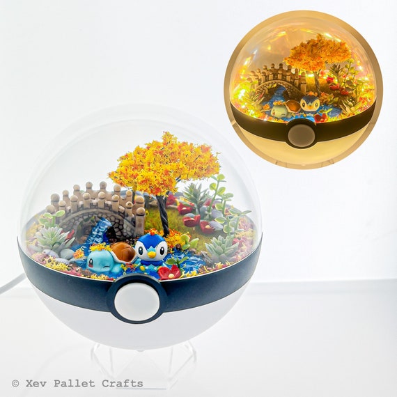 4.6 / 12cm Grasslands Pokemon Terrarium - Etsy