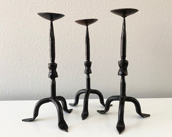 Iron Candlesticks Etsy