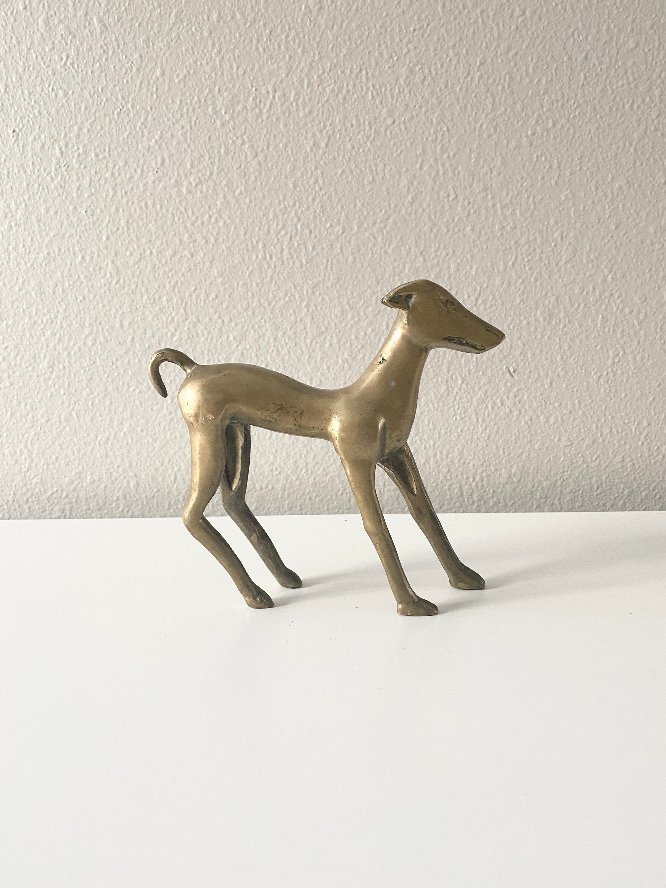 Brass Great Dane Figurines - Etsy