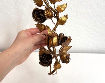 Made in Italy Metal Candleholder | Italian Decor