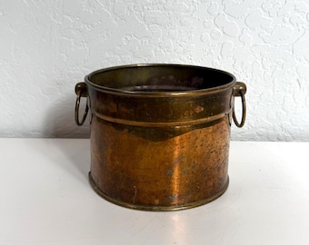 Vintage Brass Planter With Handles | Made in Holland