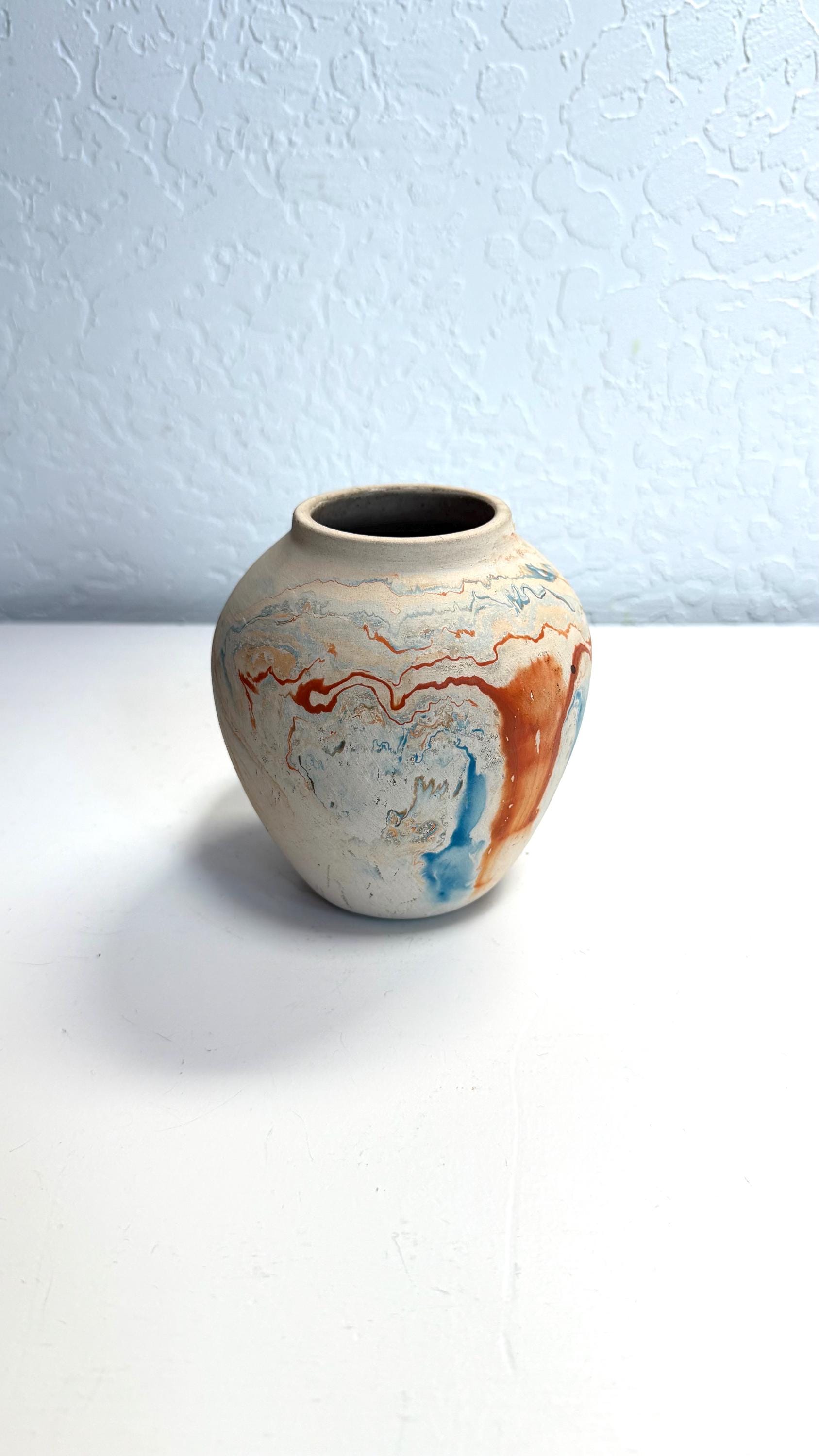 NEMADJI POTTERY USA アンティーク花瓶 ネマジ Vintage Nemadji Pottery Vase - Etsy
