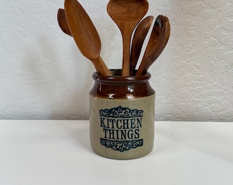 Moira Stoneware Kitchen Utensil Holder from Made in England