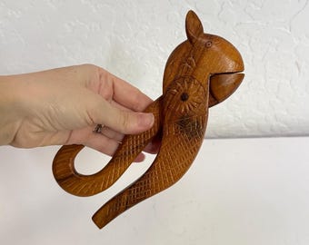 Vintage Scandinavian Wooden Fish Nutcracker