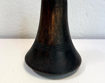 Unique Handmade Sudanese Hima Wood Milk Jug