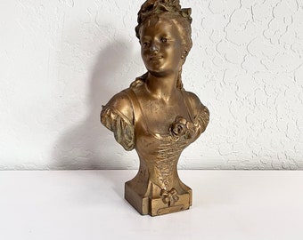 Antique French Bronze Bust | Eutrope Bouret | 1800s