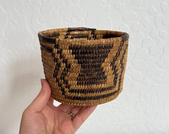 Vintage Native American Basket | Early 1900s Tohono O’odham Basket