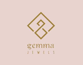 Premade Logo Design | Jewels Design Logo | Jewellery Logo | Geometric Logo | Boutique Design Logo | Home Design Logo | Home Stager Logo