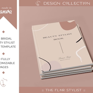 Bridal Beauty Styling Guide | Bridal Stylist Book | Makeup Consultation Face Chart | Contratto MUAH Sposa | Makeup Artist Template Form