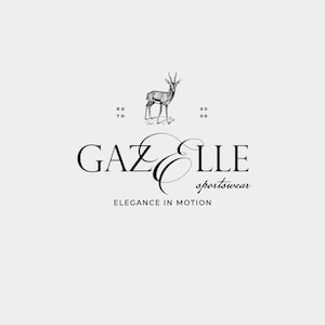 Premade Logo Design | Sport Logo | Refined Wild Logo | Animal Logo | Sportwear Logo Design