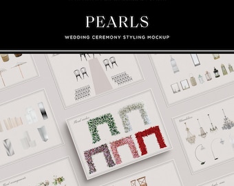Wedding Ceremony Styling Mockup | Canva Template