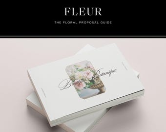Wedding Floral Design Proposal Template | Canva, A4 (Digital Download)