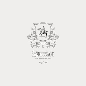Premade Logo Design | Horse Riding Logo | Exclusive Brand Logo | Refined Elegant Countryside Brand | Equestrian Logo | Country Club Logo