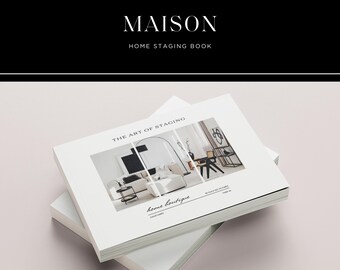 A4 Home Staging Brochure | Interior Design Portfolio (Canva Template)