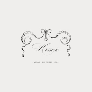Design de logotipo pré-fabricado | Logotipo Drape | Logotipo de luxo em estilo francês | Logotipo de moda | Logotipo Drape francês | Design de logotipo de caligrafia | Logotipo elegante
