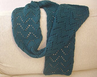Frau Geschenk. Damen Petrol Schal grün Schal. Hand stricken Schal. Frau Spitze Schal. Merino-Wolle-Schal. Geschenk-für-Mama Petrol Winterschal auf Bestellung gefertigt