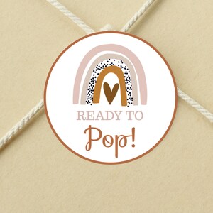 Ready to POP Labels Printable, Boho Rainbow Favor Toppers, Stickers ...