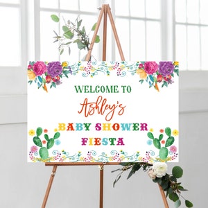 PRINTABLE Fiesta Baby Shower Welcome Sign, Fiesta Shower Taco Bout a Fiesta Baby Shower, Mexican Fiesta Cinco de mayo Welcome Mexican Shower