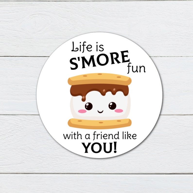 Life is S'more Fun Printable Tag S'mores Tag Party - Etsy