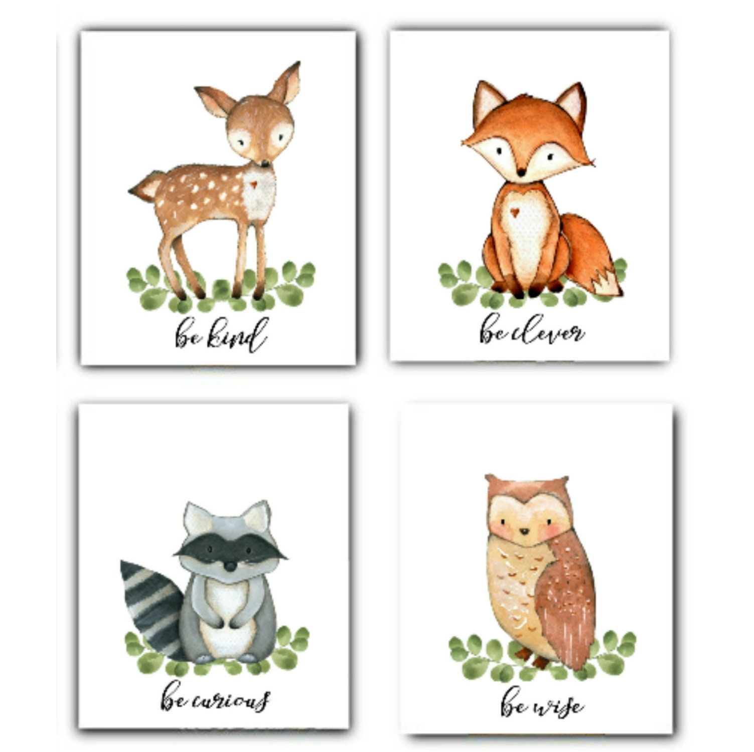 woodland-nursery-decor-woodland-nursery-printables-forest-etsy