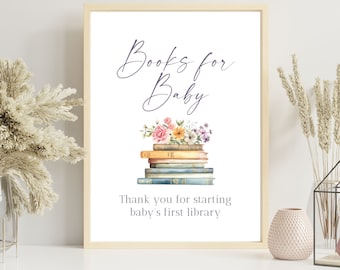 Bücher für die Babyparty Zeichen: Märchenbuch Thema (Digitale Datei)