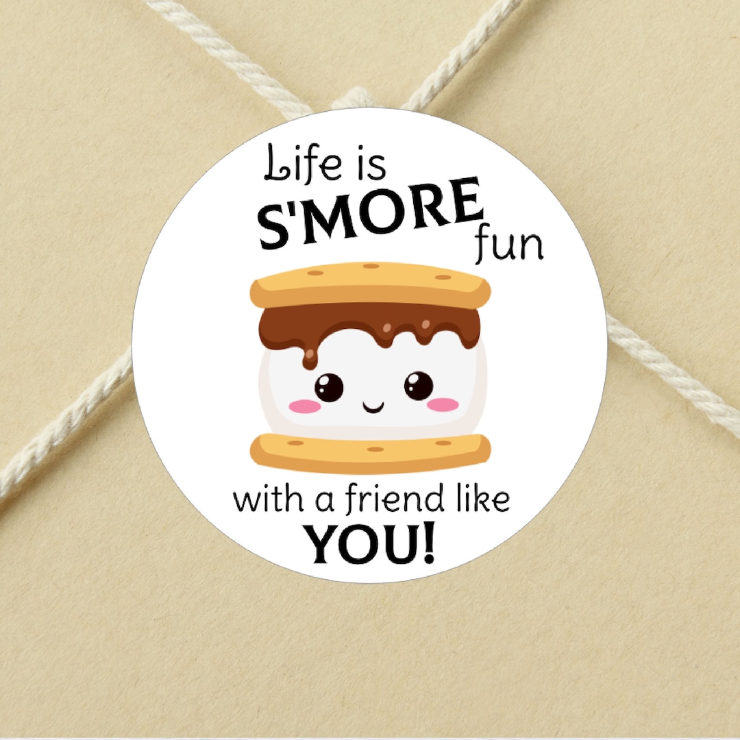Life is S'more Fun Printable Tag, S'mores Tag, Party Favor Tag Gift Tag ...