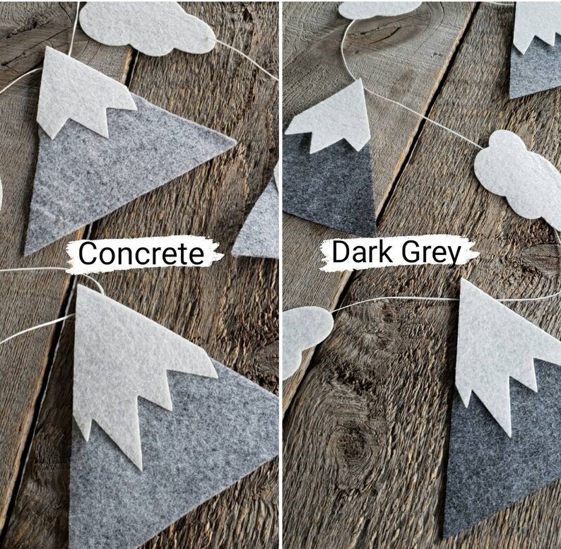 Mountain Garland for Baby Nursery Birthday Party Decor or Etsy