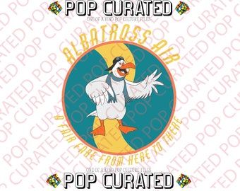 The Rescuers Down Under Albatross Air Movie Película de los noventa WDW California Adventure Golden Eagle Outback Australia Cazadores furtivos Miss Bianca SVG