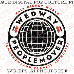 Retro Wedway Transit Authority Peoplemover Orlando Florida Amusement Park Ride Monorail Grand Circle Tour Rocket Rods