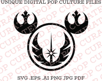 Orden Jedi La rebelión Galaxys Edge Edge La fuerza Imperio galáctico Odisea del espacio exterior Star Tours Black Spire Outpost Cantina Archivo SVG