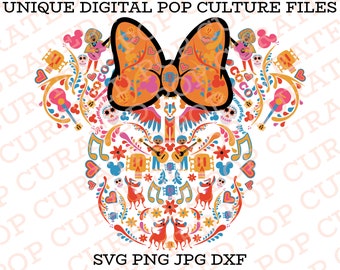 Coco Film Erinnere mich Dia De Muertos Tag der Toten Film Minnie Maus Collage