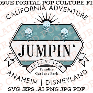 Jumpin Kwallen Kinderrit Peuter Baby Op en neer Oceaanschepsel Kleine zeemeermin Sprookjesparadijs Garden Pier California Adventure Park