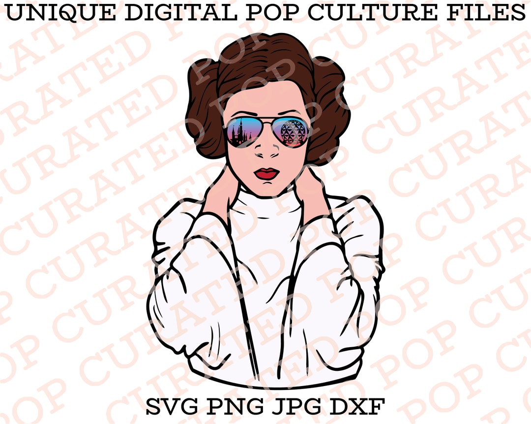 Princess Leia Star Wars Sunglasses Epcot Castle Carrie Fisher Hoth