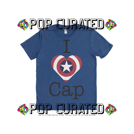 I Love Captain America Marvel Mcu Best Seller Chris Evans Americas Ass  Superhero USA Patriot Red Skull Teseract MCU Digital Shirt File SVG