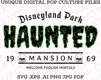 Haunted Mansion Dwaze stervelingen Madame Leota Zombie New Orleans Square Theme Park Ride Mickey Mouse California Adventure SVG