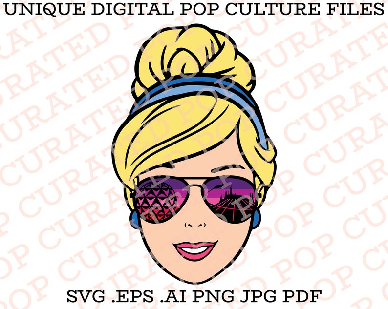 Cinderella Sunglasses Epcot Ride Attraction Spaceship Earth Etsy