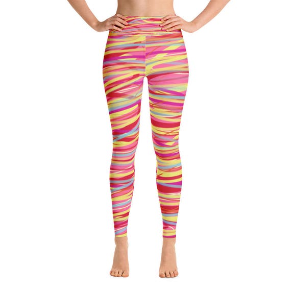 bright yoga pants